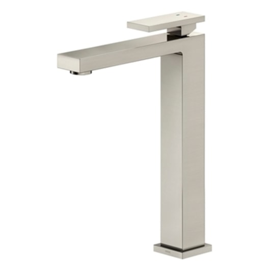Misturador Monocomando De Mesa Bica Alta Para Lavatório Edge Níquel Escovado Docol - Imagem principal - 5c6d5e1e-058b-4a89-bedc-d4f8cb66b410