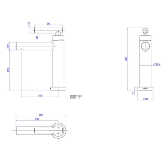 Misturador Monocomando De Mesa Bica Baixa Para Lavatório Beta Cromado Deca - Imagem principal - fe464666-b730-4f07-85b1-3a3f2e0f13d2