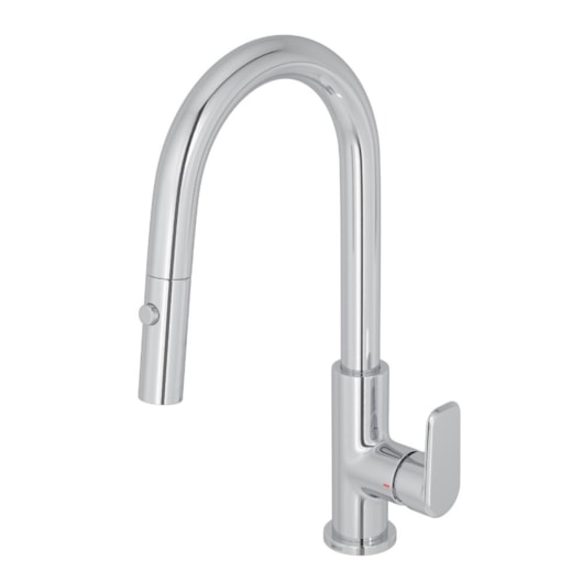 Misturador Monocomando De Mesa Bica Móvel Level Flex Cromado Deca - Imagem principal - ae7baab3-4f29-4470-bb2f-e27baedf3153