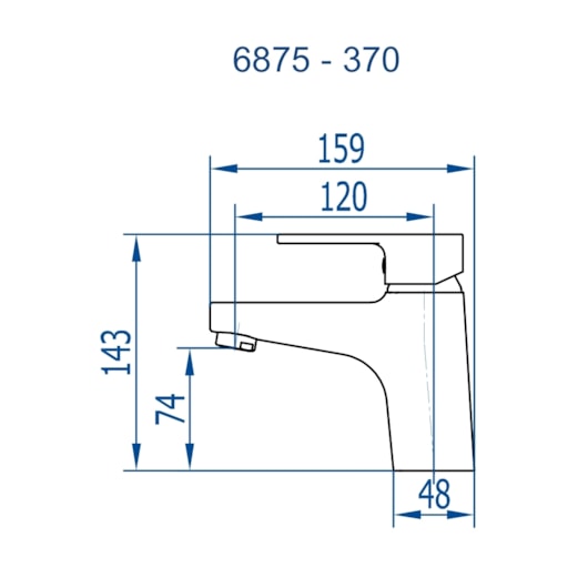 Misturador Monocomando De Mesa Com Bica Baixa 6875 Bold 370 Champagne Fani - Imagem principal - fdebe2be-e5f2-4744-92be-9573202c6b27