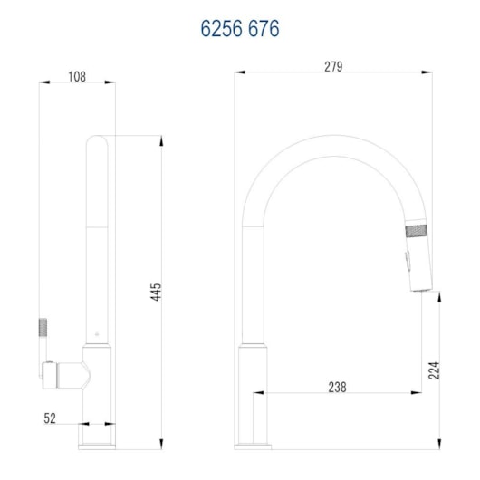 Misturador Monocomando De Mesa Para Cozinha Bariloche Fani - Imagem principal - fb922e27-4b17-40fc-91b4-a276d731b596