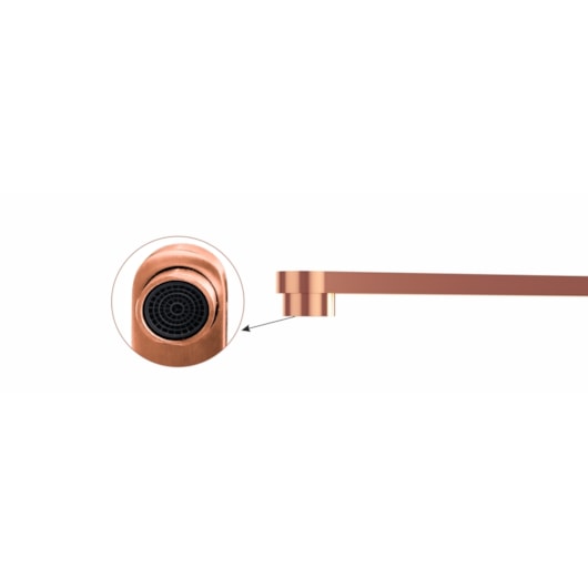 Misturador Monocomando De Mesa Para Cozinha Bica Alta 200 Rose Gold Debacco - Imagem principal - 430386a1-b085-4673-95df-000906835ce5