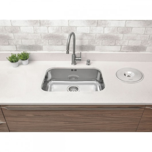Misturador Monocomando De Mesa Para Cozinha Bica Alta E Articulada Arko Inox Tramontina - Imagem principal - 678524fd-dab1-4528-b571-173d034c0ecf