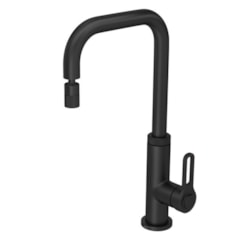 Misturador Monocomando De Mesa Para Cozinha Bica MóvelUrban Black Matte Deca