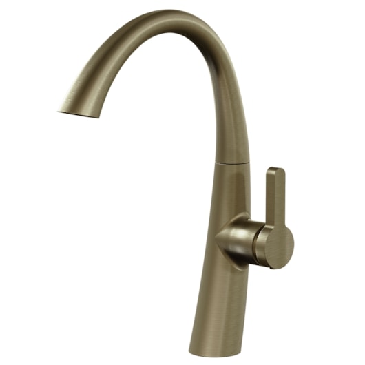 Misturador Monocomando De Mesa Para Cozinha Com Bica Móvel Kitchen  Ouro Velho Fani - Imagem principal - 2598cc66-f701-4ad6-9a76-2e0b860d6717