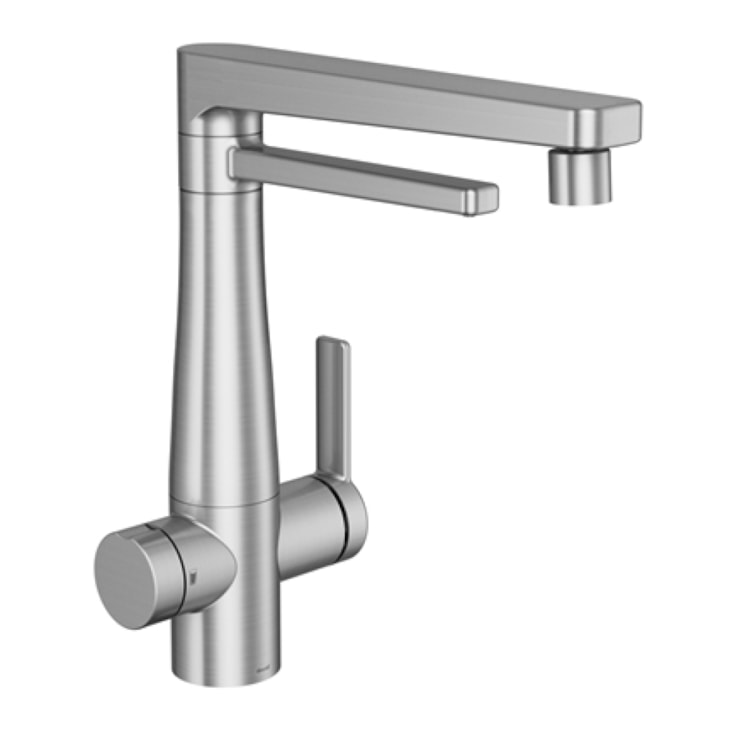 Misturador Monocomando de Mesa para Cozinha com Filtro Purificador de Água Nova Vitalis Inox Escovado Docol