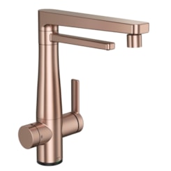 Misturador Monocomando de Mesa para Cozinha com Filtro Purificador de Água Vitalis Ozônio Cobre Escovado Docol
