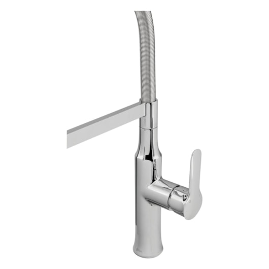 Misturador Monocomando de Mesa para Cozinha Cromado Bica Alta Móvel Fani Gourmet 6256 C607 DN 15 1/2