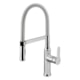 Misturador Monocomando de Mesa para Cozinha Cromado Bica Alta Móvel Fani Gourmet 6256 C607 DN 15 1/2