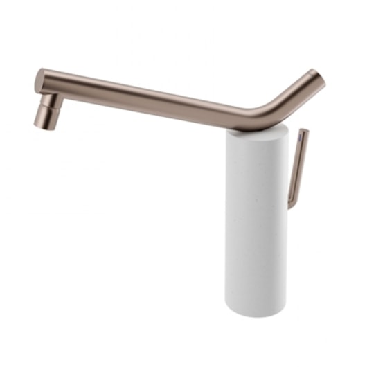 Misturador Monocomando De Mesa Para Cozinha Naiade  Cobre Escovado Giz Docol - Imagem principal - da901de4-9e63-4d37-bf4e-94cffe6a1e27