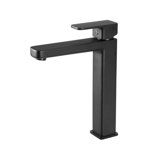 Misturador Monocomando de Mesa para Lavatório Bica Alta Axiom Slim 2879 52 Preto Matte Meber - Imagem principal - 78ff2a8a-3fb3-4f79-9764-4c996dd16d0d