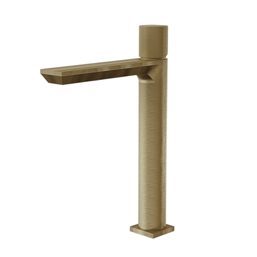 Misturador Monocomando De Mesa Para Lavatório Bica Alta Elegance Ouro Velho Fani - Imagem principal - 8151b9eb-81c3-4b25-9e0f-5fbc3191f374