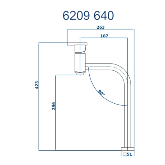 Misturador Monocomando De Mesa Para Lavatório Bica Alta Eros 6209 Rv640 Rosso Vecchio Fani Metais - Imagem principal - 91ca75be-bf4f-4b10-acd1-5e48bd4d9679