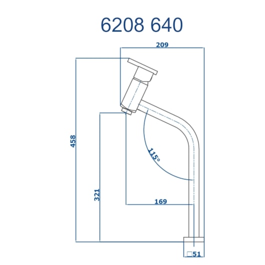 Misturador Monocomando De Mesa Para Lavatório Bica Alta Eros 640 Ouro Velho Fani - Imagem principal - 51878750-1af4-4539-8112-849a918e0a73