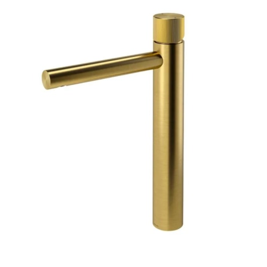 Misturador Monocomando De Mesa Para Lavatório Bica Alta Ouro Escovado Mix&Match Docol - Imagem principal - 30966550-66ac-4e57-b2c7-cf387820eed5
