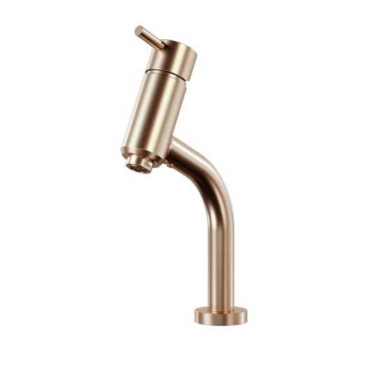 Misturador Monocomando De Mesa Para Lavatório Bica Baixa 6195 Slim 95 Champanhe Fani - Imagem principal - f6234a13-55a3-4177-bc0e-03d2efb98a1f
