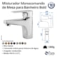 Misturador Monocomando De Mesa Para Lavatório Bica Baixa Bold 6875 BK370 Preto Fosco Fani - 6ef12372-0764-4a37-aafd-fb586e4c84a4
