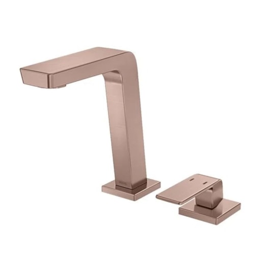 Misturador Monocomando De Mesa Para Lavatório Bica Baixa Vougan Cobre Pvd Docol - Imagem principal - 0841e73f-a83b-4cc4-9548-5af9c779071c