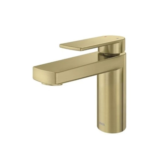 Misturador Monocomando De Mesa Para Lavatório Bica Baixa Vougan Ouro Escovado Docol - Imagem principal - c27b5767-8256-4a0f-bc54-222ce203195f
