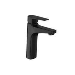 Misturador Monocomando De Mesa Para Lavatório Bica Média Level Black Mate Deca