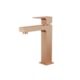 Misturador Monocomando de Mesa para Lavatório Bica Média Retta 6876 CH330 Champanhe DN 15 1/2