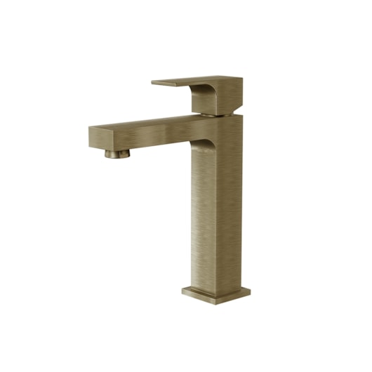 Misturador Monocomando de Mesa para Lavatório Bica Média Retta 6876 OV330 Ouro Velho DN 15 1/2