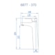 Misturador Monocomando De Mesa Para Lavatório Com Bica Alta Bold 370 Champanhe Fani - 1d2397d5-2562-4591-8dcc-08a88f32236f