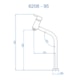 Misturador Monocomando De Mesa Para Lavatorio Com Bica Alta Slim 95  6208 Preto Fosco Fani - 982c25af-5577-4800-aee9-f65379c0141c
