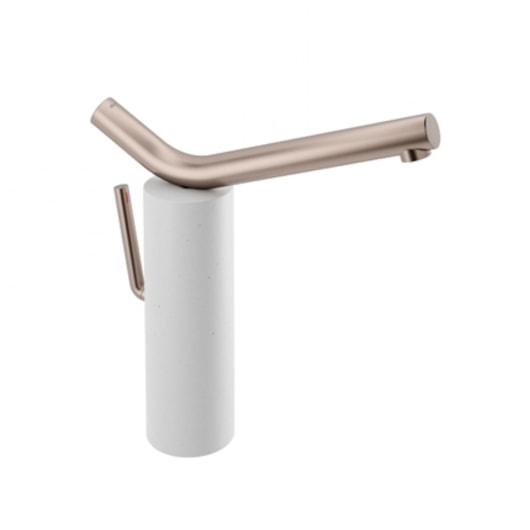 Misturador Monocomando De Mesa Para Lavatório Naiade Cobre Escovado Giz Docol - Imagem principal - 9fcf7f94-e123-4e29-ad7f-6413754ccfbb