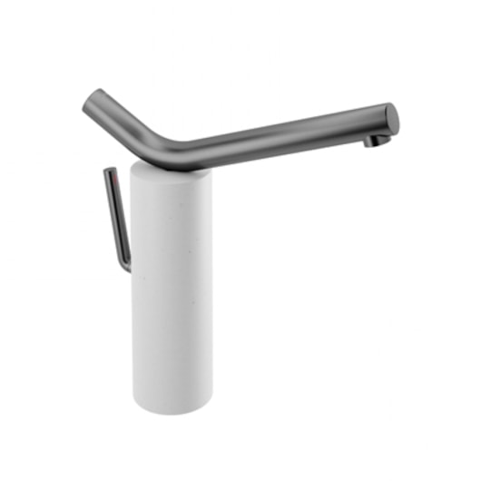 Misturador Monocomando De Mesa Para Lavatório Naiade Grafite Escovado Giz Docol - Imagem principal - cab023a5-f1fd-47f1-ab6a-9dfb14e50b64