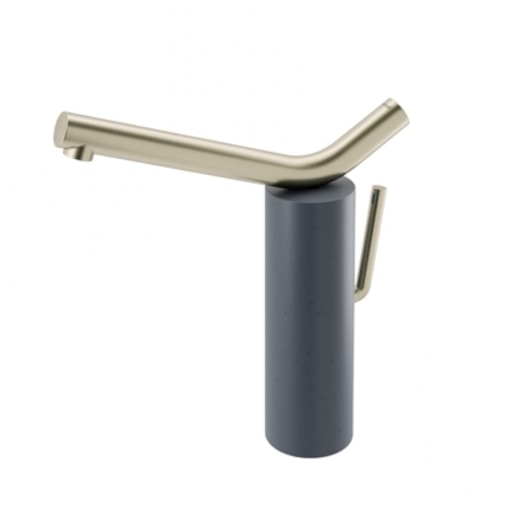 Misturador Monocomando De Mesa Para Lavatório Naiade Níquel Escovado Basalto Docol - Imagem principal - 0e5a5007-a070-4328-b42d-7d922ab76faa