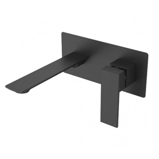 Misturador Monocomando De Parede Wall Black Matte Lexxa - Imagem principal - 171f9c1a-d30c-4ad8-b7df-ceb40f4efa92