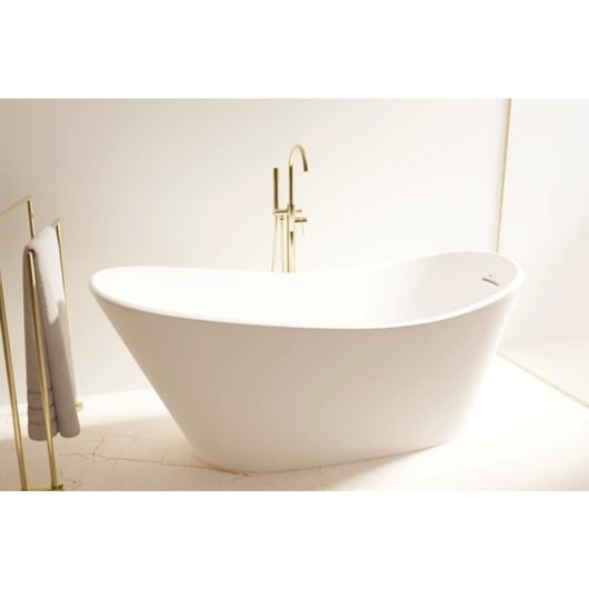 Misturador Monocomando de Piso para Banheira com Ducha Manual Amazon Gold Immersi - Imagem principal - b52522b2-77c0-4a15-9bac-7d7514dbd232
