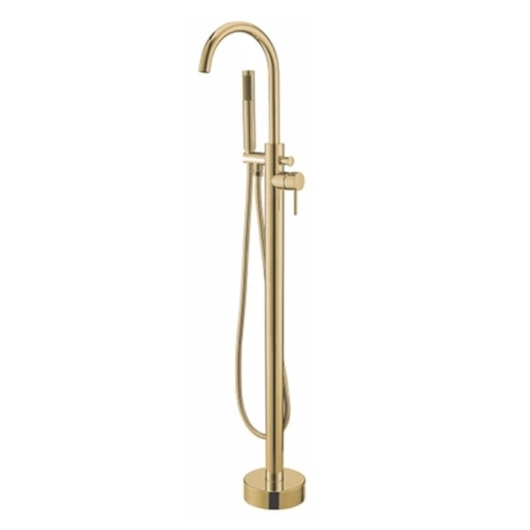 Misturador Monocomando de Piso para Banheira com Ducha Manual Amazon Gold Immersi - Imagem principal - c5d2f85d-3edd-4065-9933-77f83df3ace0