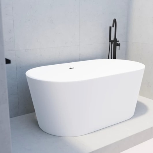 Misturador Monocomando de Piso para Banheira com Ducha Manual Amazon Matt Black Immersi - Imagem principal - 75ae8400-768f-41c2-bdd2-8305260c931b