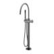 Misturador Monocomando De Piso para Banheira Com Ducha Manual Mix & Match Grafite Escovado Docol - 0448c022-8db9-42ff-83a8-ce8fa788097a