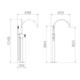 Misturador Monocomando De Piso para Banheira Com Ducha Manual Mix & Match Ouro Escovado Docol - c2aab081-695e-401c-ae88-0d3713f8bd27