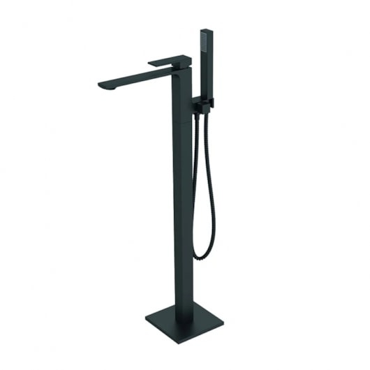 Misturador Monocomando de Piso Para Banheira de Imersão Black Matte Lexxa - Imagem principal - fa88a04f-9f4c-49ec-a536-8a15aa9087fa