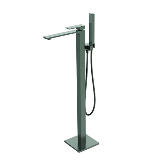 Misturador Monocomando de Piso Para Banheira de Imersão Grafite Lexxa - Imagem principal - c166de96-f0fb-40d7-9d30-d6d642ef7f07
