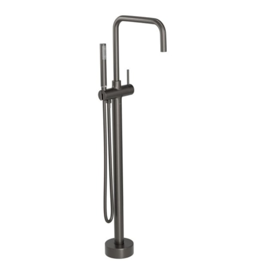 Misturador Monocomando De Piso Para Banheira Quadrado Deca You Dark Antracite Matte Deca - Imagem principal - 0523627c-d422-44bb-8638-b66b1458f1f8