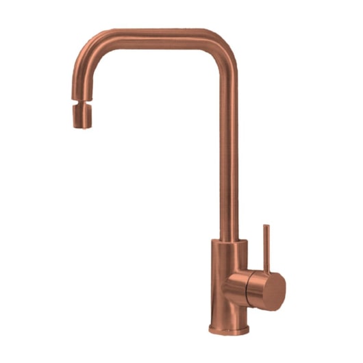Misturador Monocomando Em Aço Inox Para Cozinha Bica Alta Com Arejador Articulado Kr500 Coral Light Matte Kromma - Imagem principal - dff58044-5f04-4b65-b85a-15781f143cc9