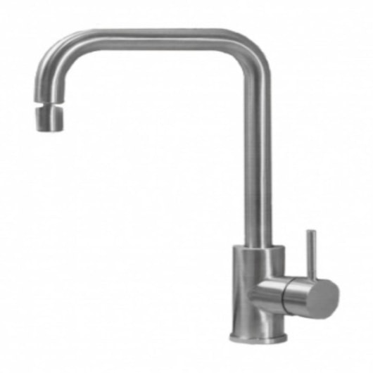 Misturador Monocomando Em Aço Inox Para Cozinha Bica Alta Giratória Com Arejador Articulado Kr500 Aço Escovado Kromma - Imagem principal - bddd864f-a951-4aee-a968-7e808aa1af97