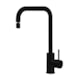 Misturador Monocomando Em Aço Inox Para Cozinha Bica Alta Giratória Com Arejador Articulado Kr500 Black Matte Kromma - cd4c8264-e458-4538-bdd6-97c754d652ba