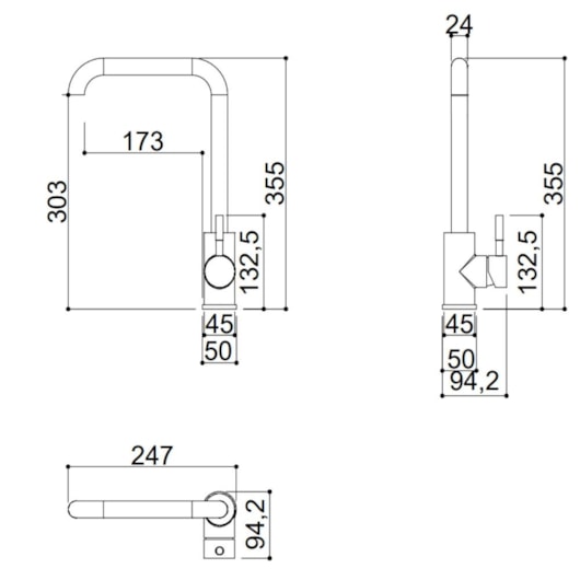 Misturador Monocomando Em Aço Inox Para Cozinha Bica Alta Giratória Kr501 Rose Gold Escovado Kromma - Imagem principal - 336e56ab-0c1e-4c26-b366-8e4803ef06bb