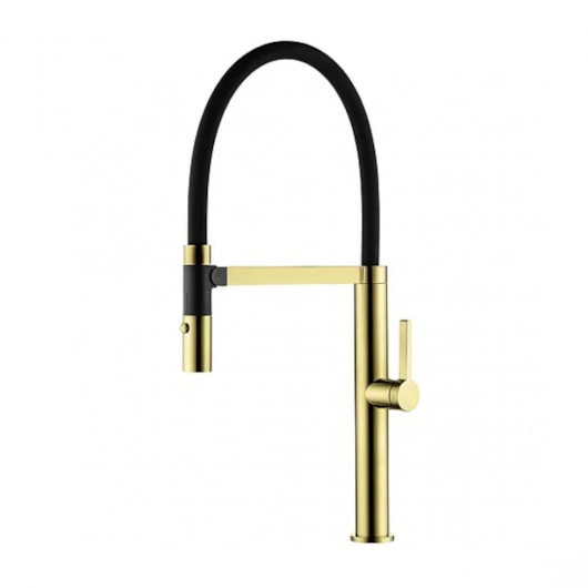 Misturador Monocomando Harco Bica Removivel Gold Lexxa - Imagem principal - 65a27029-4668-4069-8860-c25d1f40a893