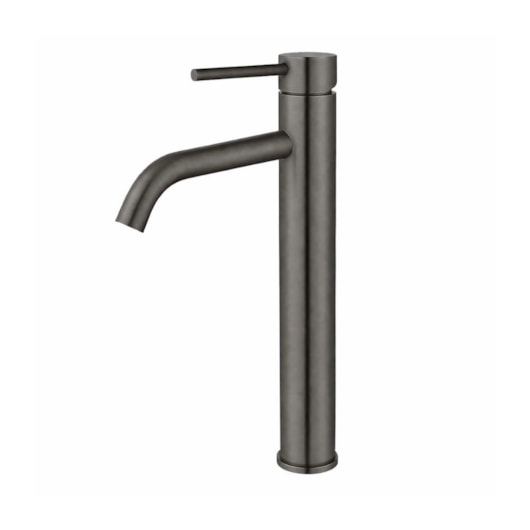 Misturador Monocomando Lavador Bica alta Grafite Escovado Drop 19 cm - Imagem principal - c57b74eb-0f8b-495e-b5ba-551ab5283db4