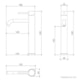 Misturador Monocomando Lavador Bica alta Grafite Escovado Drop 19 cm - e8082d31-69cd-473d-9789-8e82e3fc7302