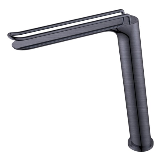 Misturador Monocomando Lavatório Bica Alta Kr017 Titânio Escovado Kromma - Imagem principal - b1badf16-95d4-458a-9dc9-27f7921612e3