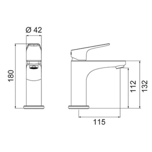 Misturador Monocomando Lavatório De Mesa Cromado 2875 C90 Lorenzetti - Imagem principal - 40f73d92-5388-4a3f-b755-fa89039280d3