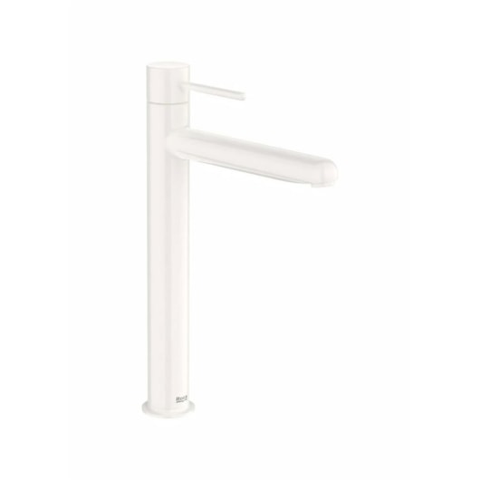 Misturador Monocomando Lavatório Mesa Bica Alta Pin Nu Glossy White Roca - Imagem principal - e67fc73b-8b5e-404d-bcac-c4485160a6d7